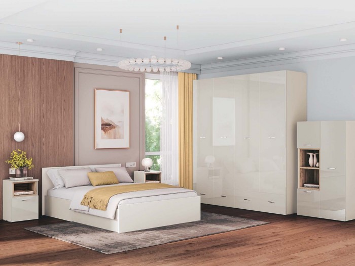 Спален комплект TOSCANA 2 MDF